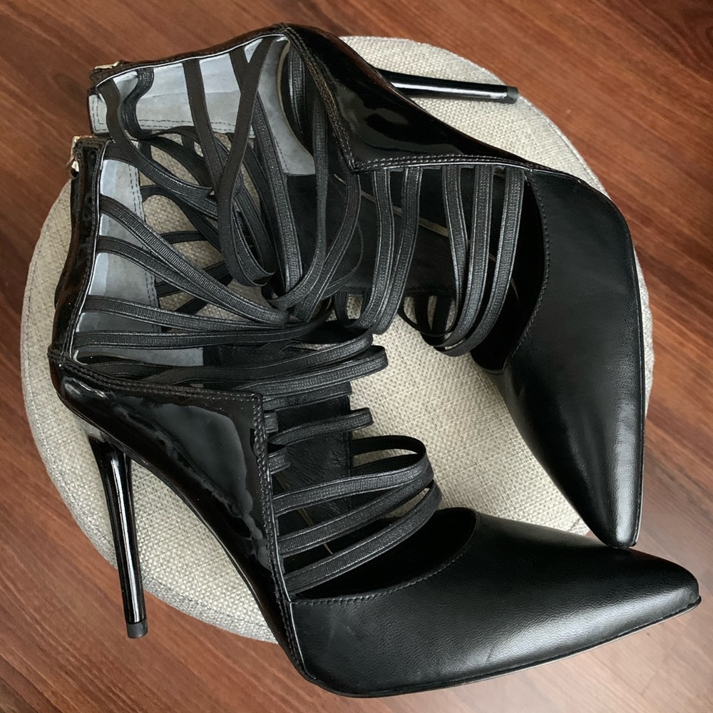 COPY - New! Kenneth Cole Black Leather Stilettos-Size 7